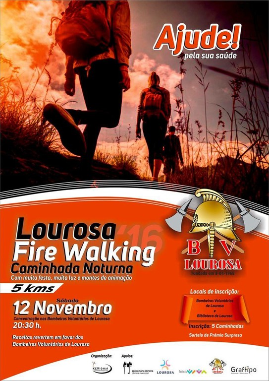 Lourosa Fire Walking - Caminhada Noturna
