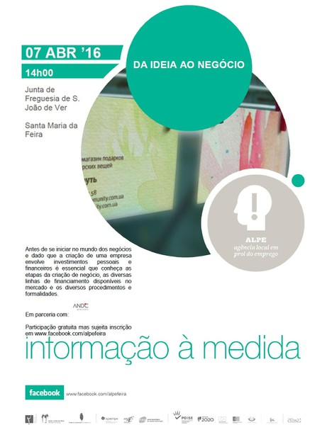 Sessão de Informação à Medida | da ideia ao negócio