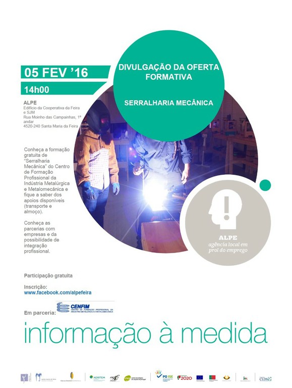 Informação à Medida | Divulgação de Oferta Formativa - Serralharia Mecânica
