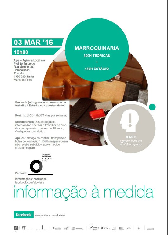 Informação à Medida - Oferta Formativa | Marroquinaria