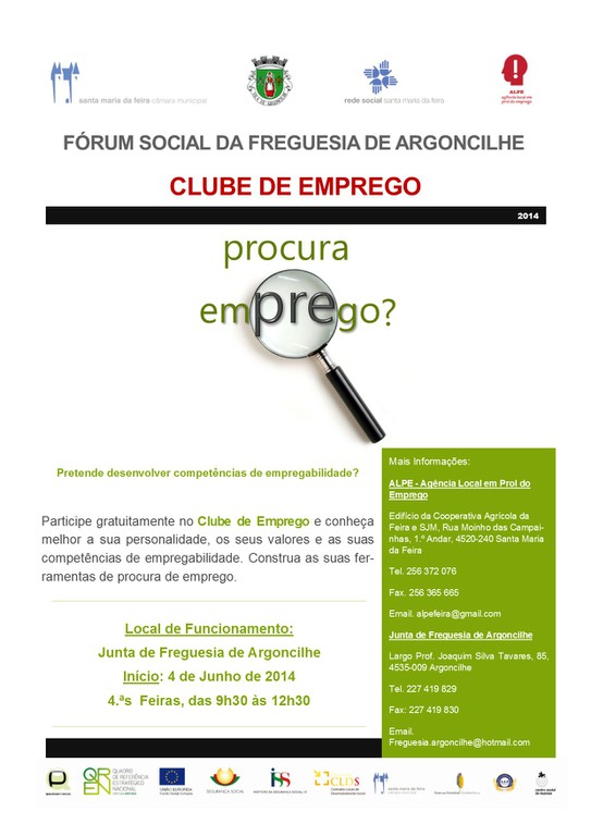 Capa Clube Emprego Alpe