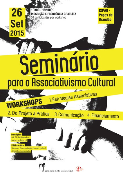 Cartaz Seminário para o Associativismo Cultural