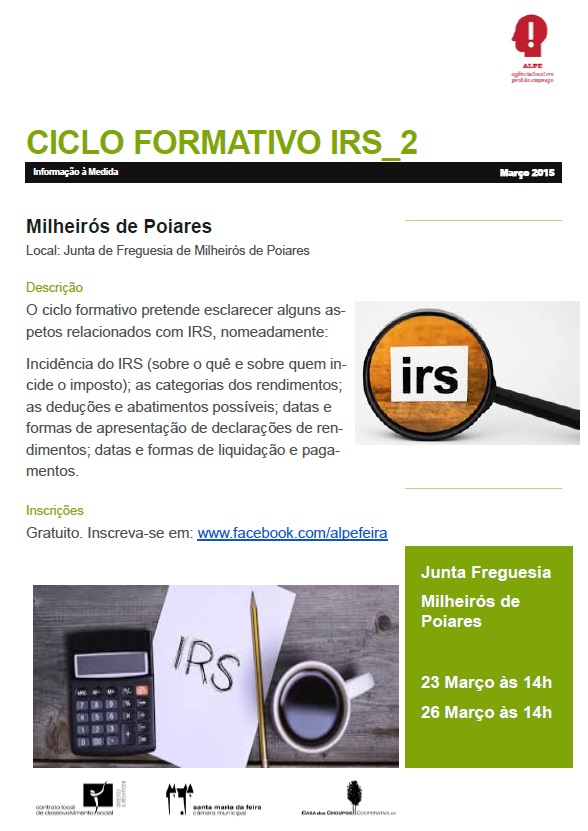 Ciclo Formativo Sobre IRS