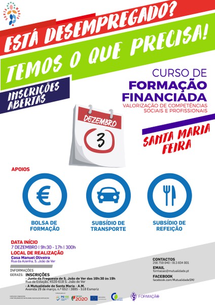 Curso de Formação Valorização de Competências Sociais e Profissionais