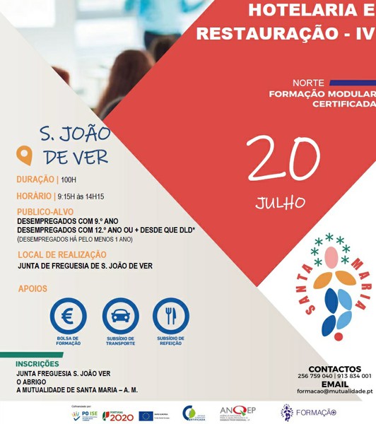 Curso de Formação Modular Certificada | Hotelaria e Restauração