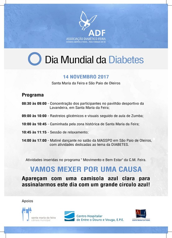 Comemoração do Dia Mundial da Diabetes