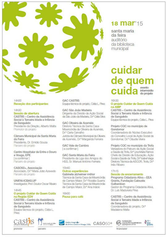 Evento Intermédio do Projeto Cuidar de Quem Cuida