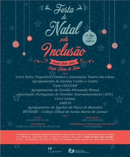 Festa de Natal pela Inclusão