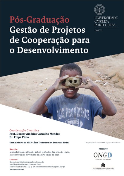 Pós-Graduação | Gestão de Projetos de Cooperação para o Desenvolvimento