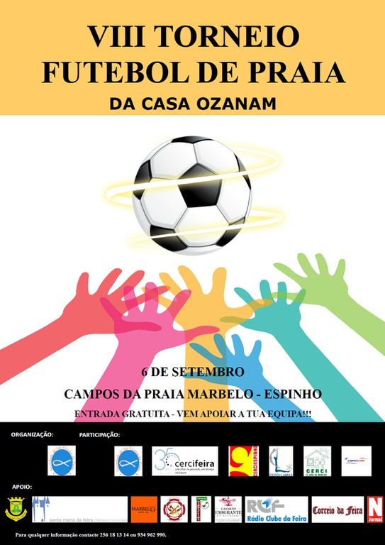 VIII Torneio de Futebol de Praia entre CAO’s