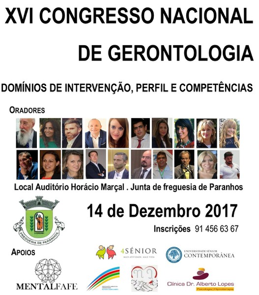 XVI Congresso Nacional de Gerontologia
