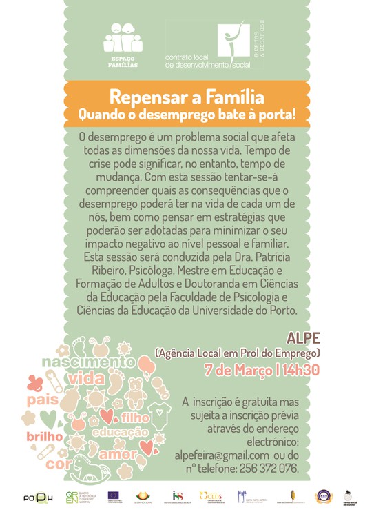 Cartaz Repensar a Família - Alpe