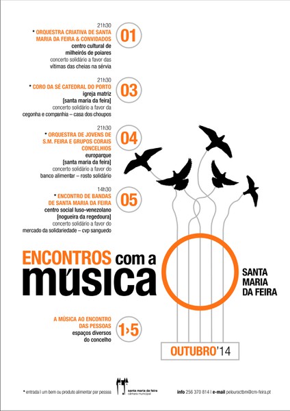 Cartaz Encontros com a Música 2014