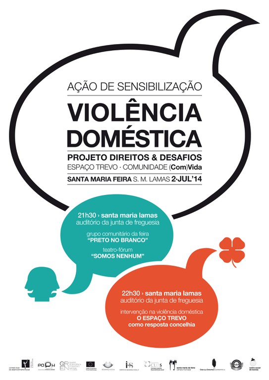 Ação de sensibilização Violência Doméstica - 2 julho 2014