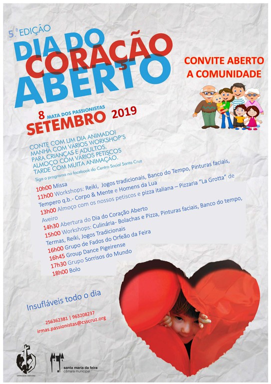 Dia do Coração Aberto - 8 de Setembro