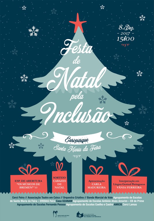 Festa de Natal pela Inclusão - 8 de dezembro de 2017