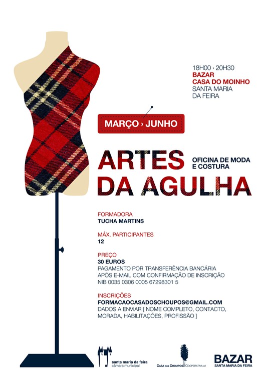 Cartaz Oficina Artes da Agulha