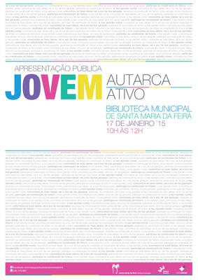 Cartaz Sessão Pública Jovem Autarca