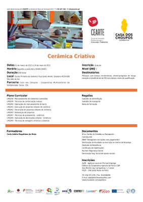 Formação | Cerâmica Criativa