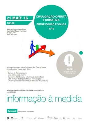 Divulgação de Oferta Formativa - Entre Douro e Vouga | Fiães