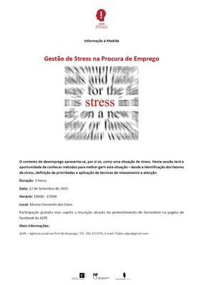 Gestão de Stress - 22-09-2015