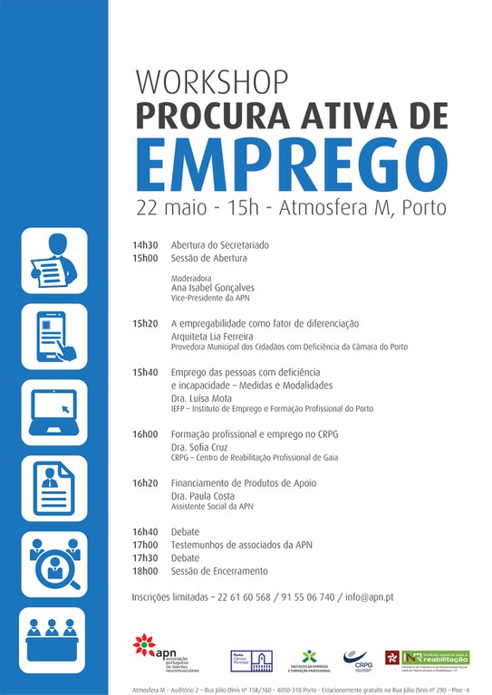 Workshop procura ativa de emprego