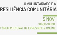 Evento Online | O Voluntariado e a Resiliência Comunitária