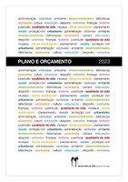 Capa Plano e Orçamento 2023