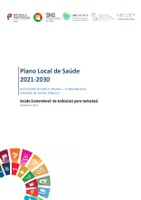 Capa Plano Local Saúde 2021-2030